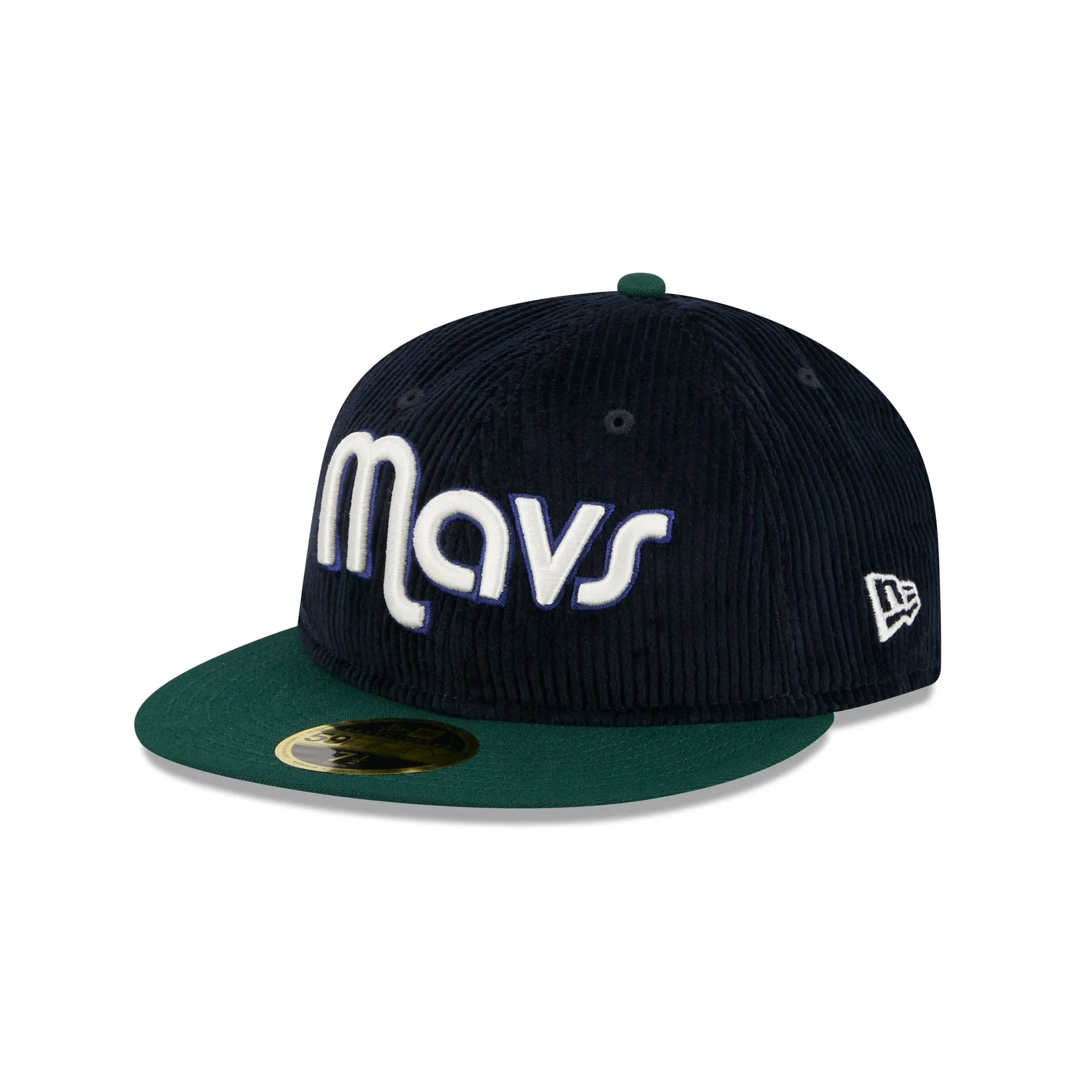 Just Caps Plaid Interior Dallas Mavericks Retro Crown 59FIFTY Fitted Hat sold by New Era