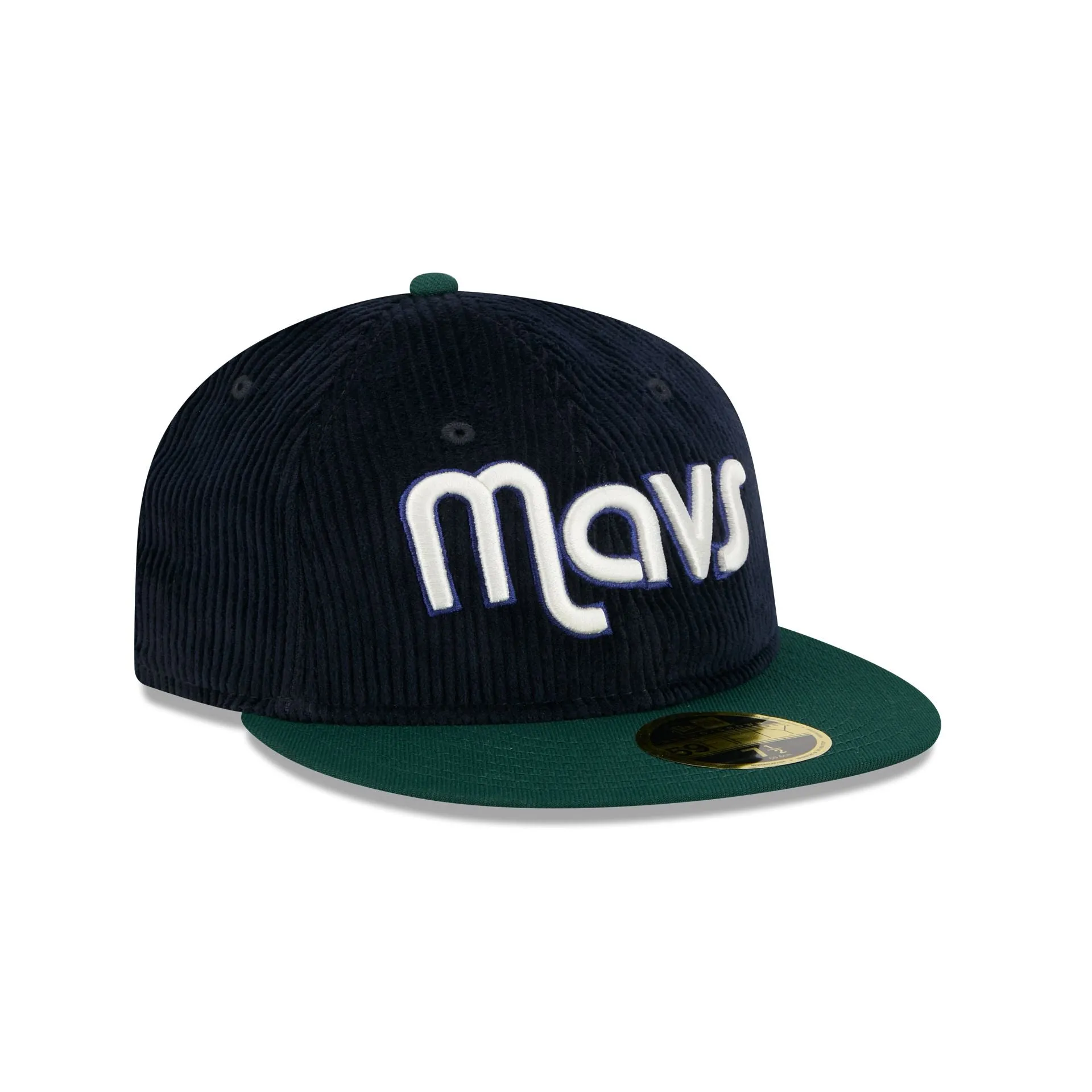 Just Caps Plaid Interior Dallas Mavericks Retro Crown 59FIFTY Fitted Hat sold by New Era product image thumbnail 3