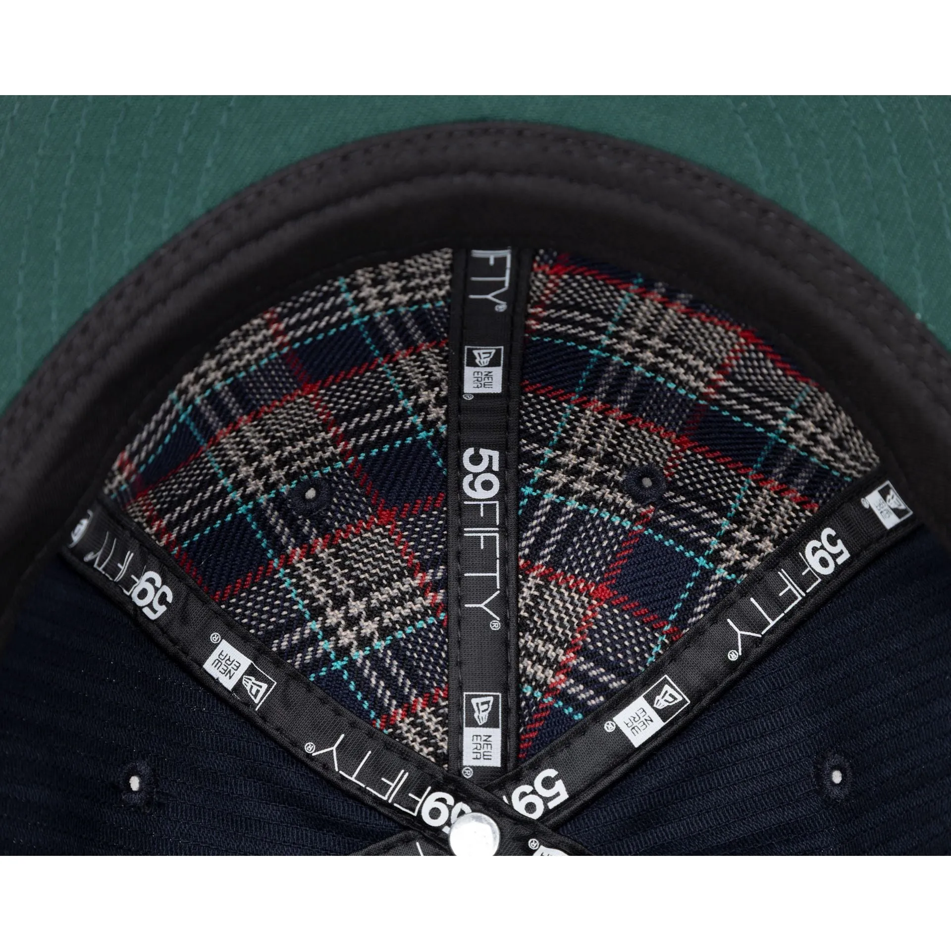 Just Caps Plaid Interior Dallas Mavericks Retro Crown 59FIFTY Fitted Hat sold by New Era product image thumbnail 4