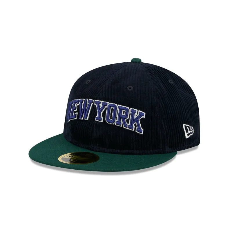 Just Caps Plaid Interior New York Knicks Retro Crown 59FIFTY Fitted Hat sold by New Era