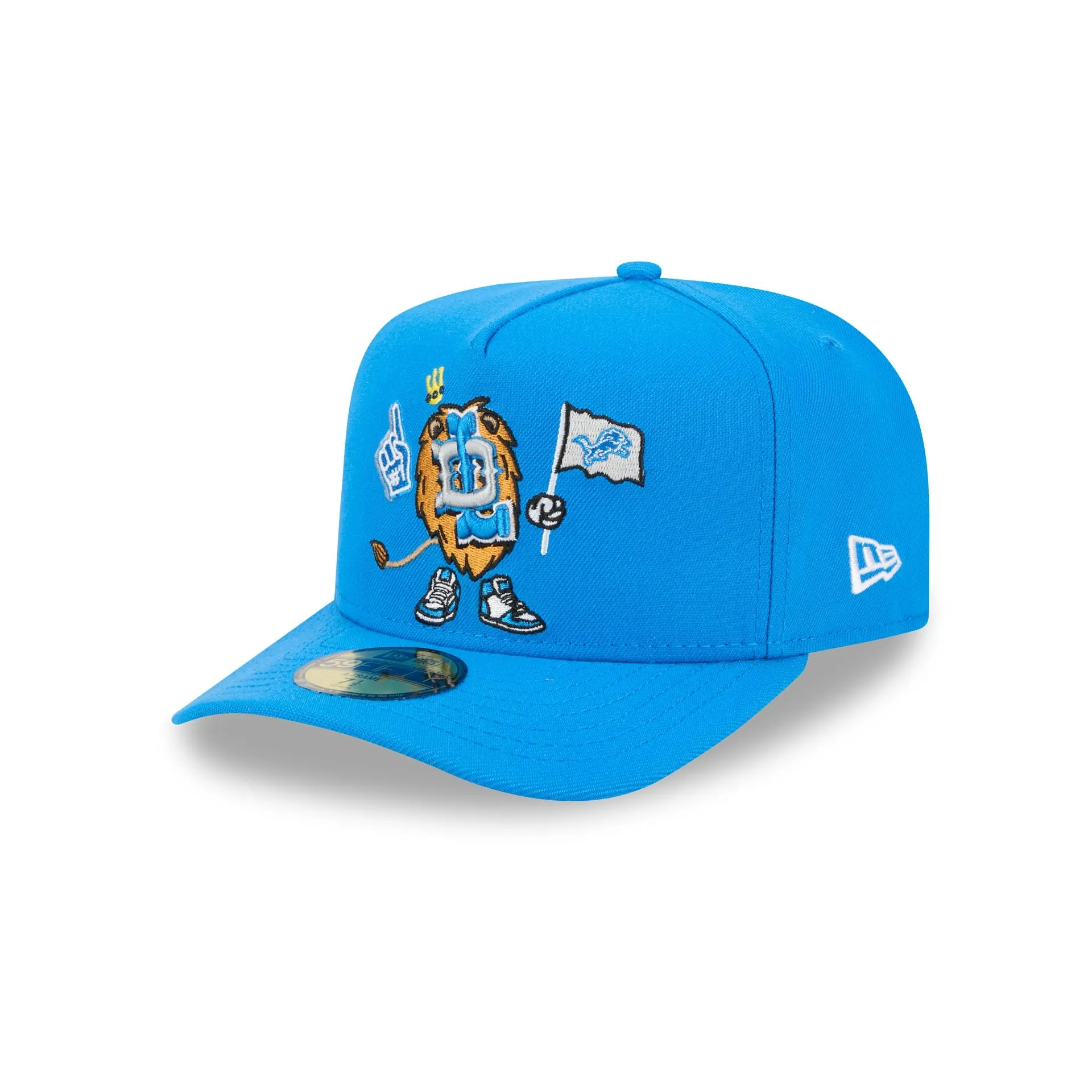 Detroit Lions Cartoon 59FIFTY A-Frame Fitted Hat sold by New Era product image thumbnail 3