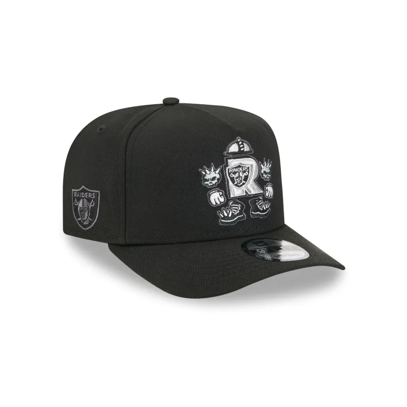 Las Vegas Raiders Cartoon 9FIFTY A-Frame Snapback Hat sold by New Era