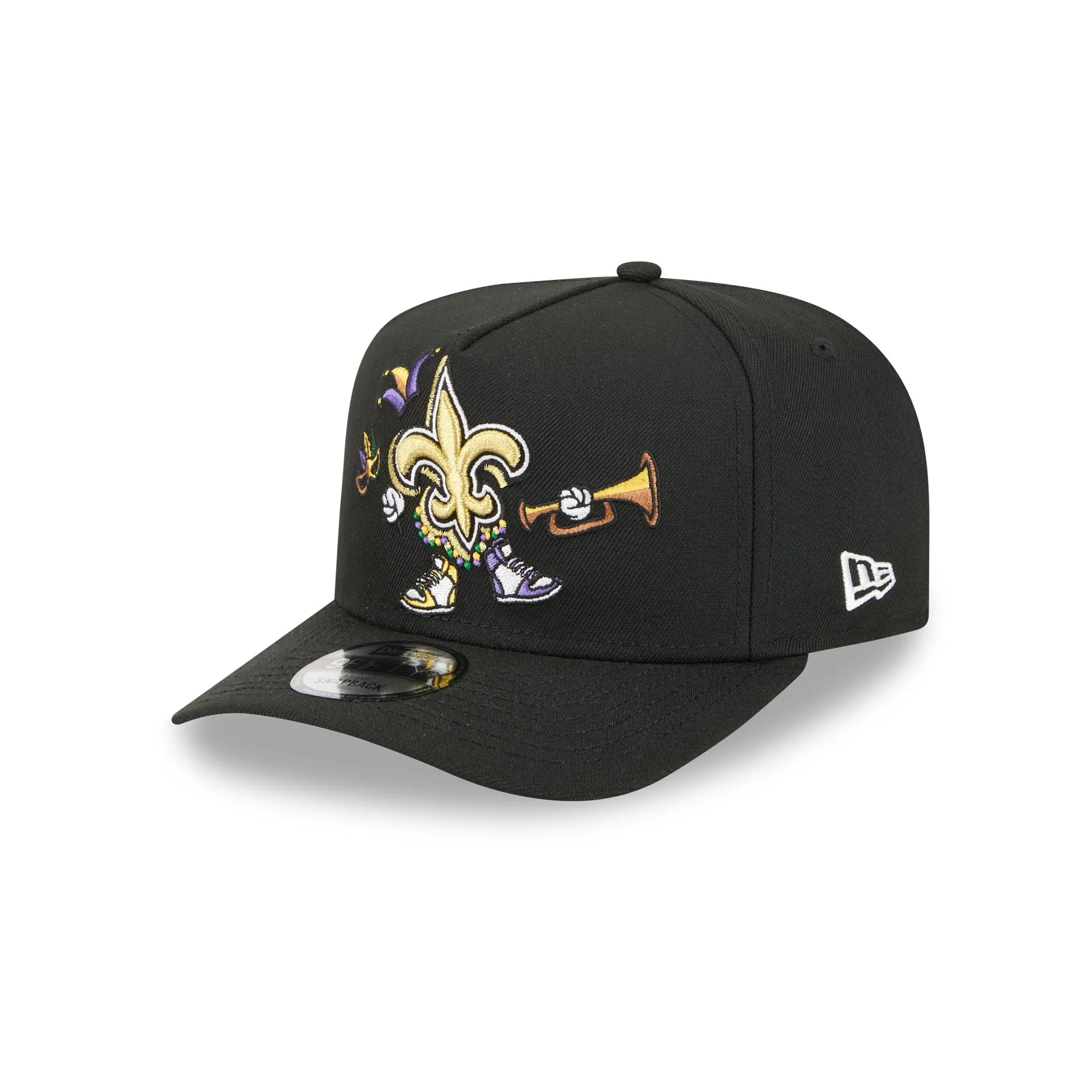 New Orleans Saints Cartoon 9FIFTY A-Frame Snapback Hat sold by New Era product image thumbnail 3