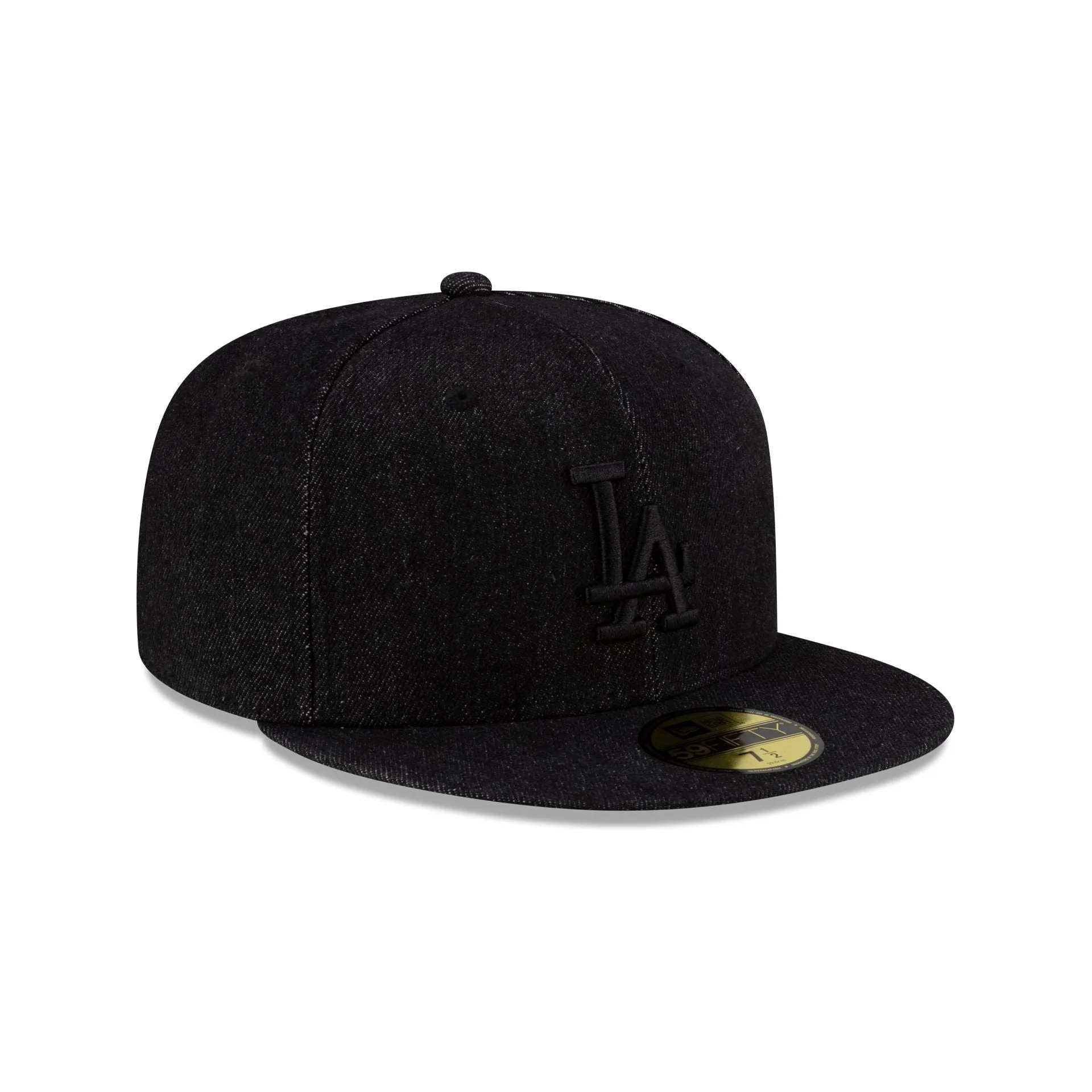 Los Angeles Dodgers Black Denim 59FIFTY Fitted Hat sold by New Era product image thumbnail 3