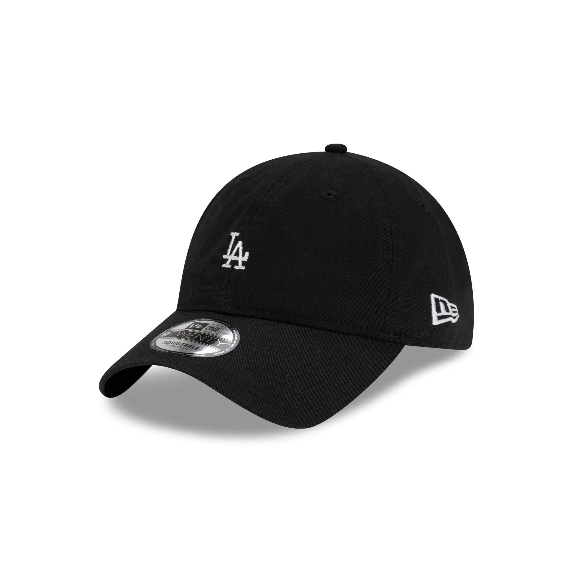 Los Angeles Dodgers Mini Logo Black 9TWENTY Adjustable Hat sold by New Era