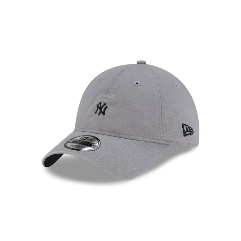 New York Yankees Mini Logo Gray 9TWENTY Adjustable Hat sold by New Era