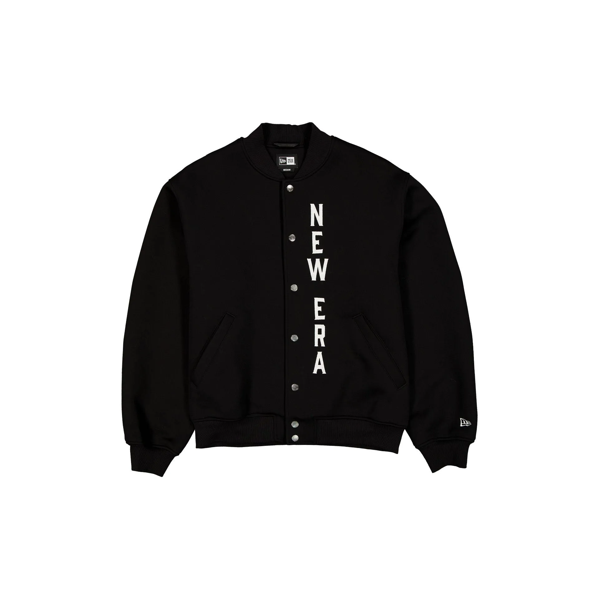 New Era Cap Tech Sweat Black Varsity Jacket sold by New Era product image thumbnail 2