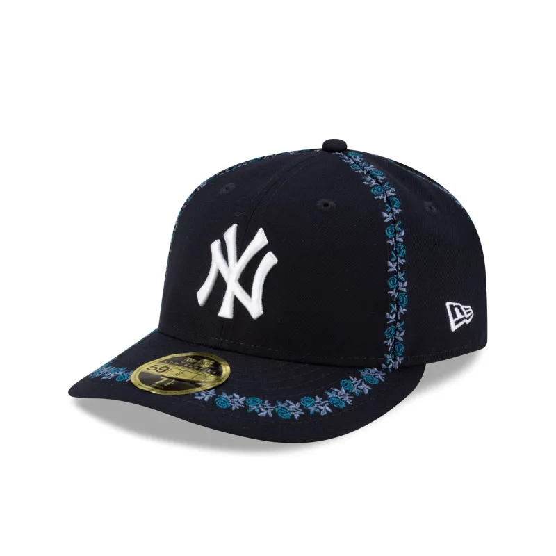 New York Yankees Rose Emblem Low Profile 59FIFTY Fitted Hat sold by New Era