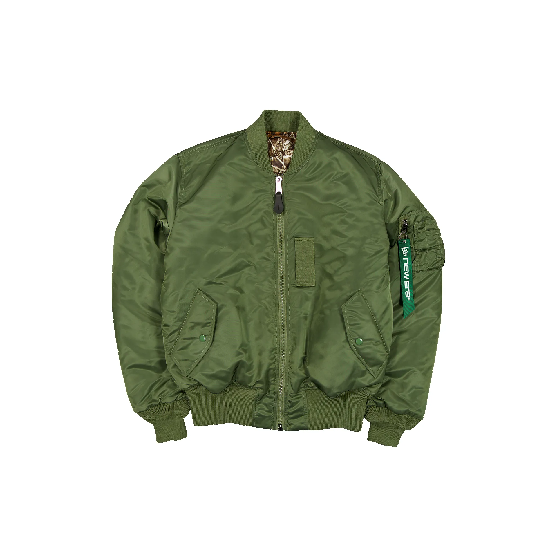 New Era Branded x Realtree® Alpha Industries New Olive Bomber Jacket sold by New Era product image thumbnail 2