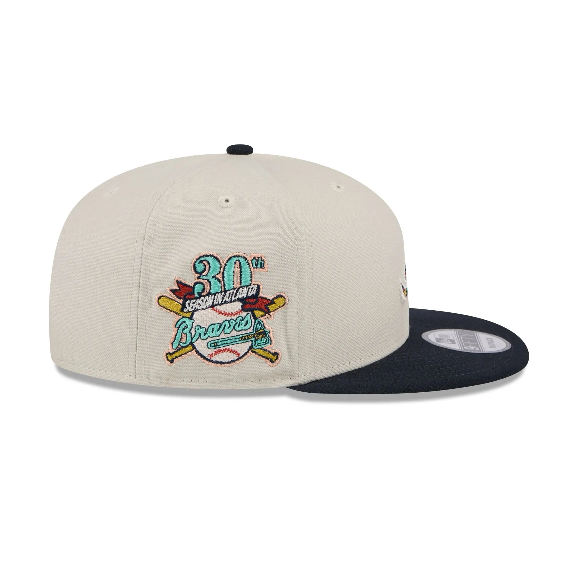 Atlanta Braves Floral Fill 9FIFTY Snapback Hat sold by New Era product image thumbnail 4