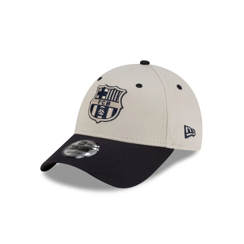 FC Barcelona Contrast Stone 9FORTY Adjustable Hat sold by New Era