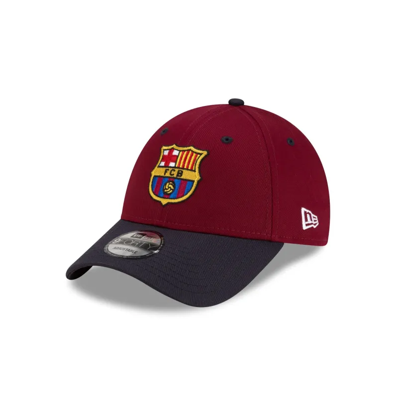FC Barcelona Contrast Cardinal 9FORTY Adjustable Hat sold by New Era