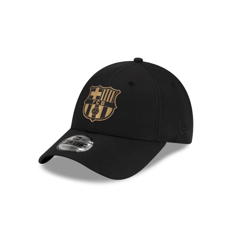 FC Barcelona Black & Gold 9FORTY Adjustable Hat sold by New Era
