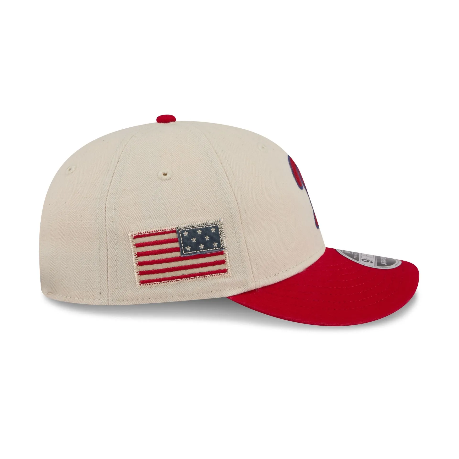 Philadelphia Phillies Three Looms Americana Herringbone Retro Crown 9FIFTY Adjustable Hat sold by New Era product image thumbnail 4