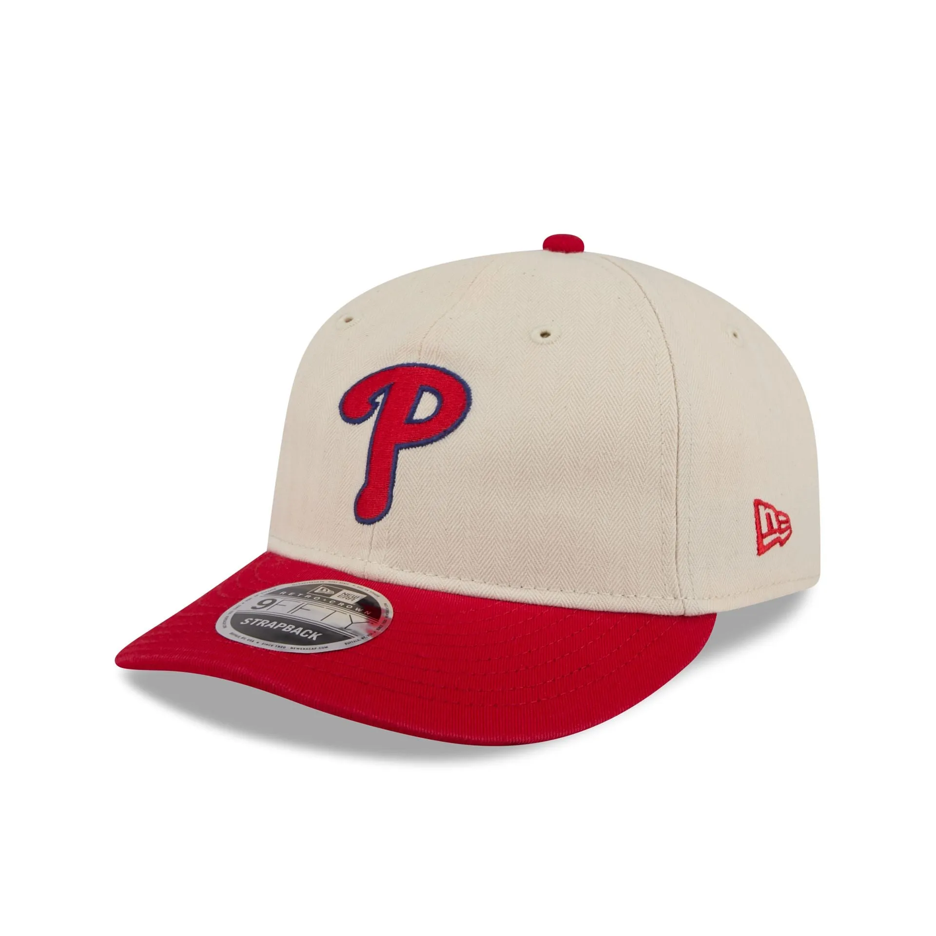 Philadelphia Phillies Three Looms Americana Herringbone Retro Crown 9FIFTY Adjustable Hat sold by New Era product image thumbnail 3