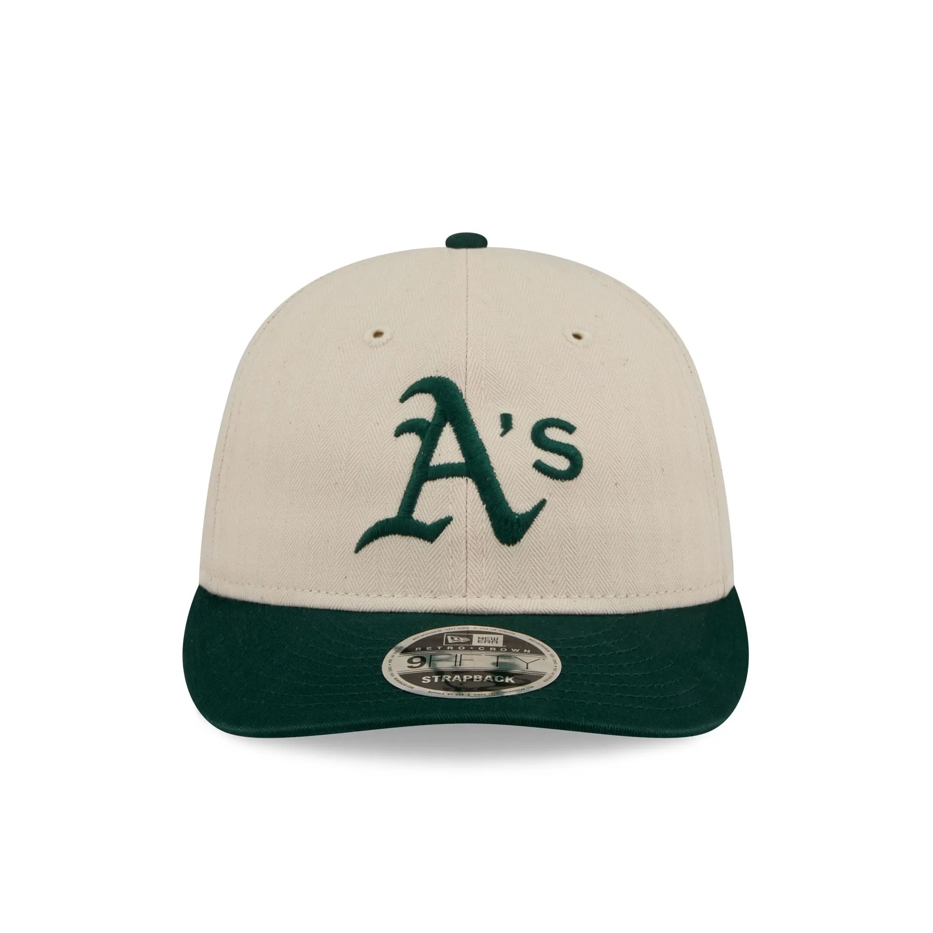 Athletics Three Looms Americana Herringbone Retro Crown 9FIFTY Adjustable Hat sold by New Era product image thumbnail 2