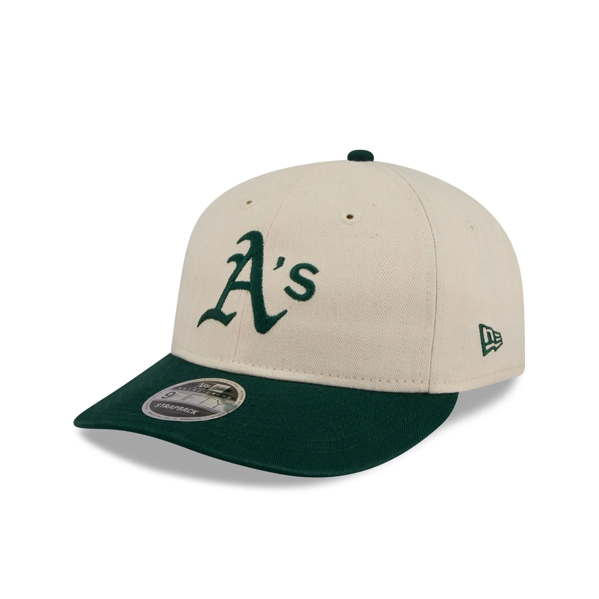 Athletics Three Looms Americana Herringbone Retro Crown 9FIFTY Adjustable Hat sold by New Era product image thumbnail 3