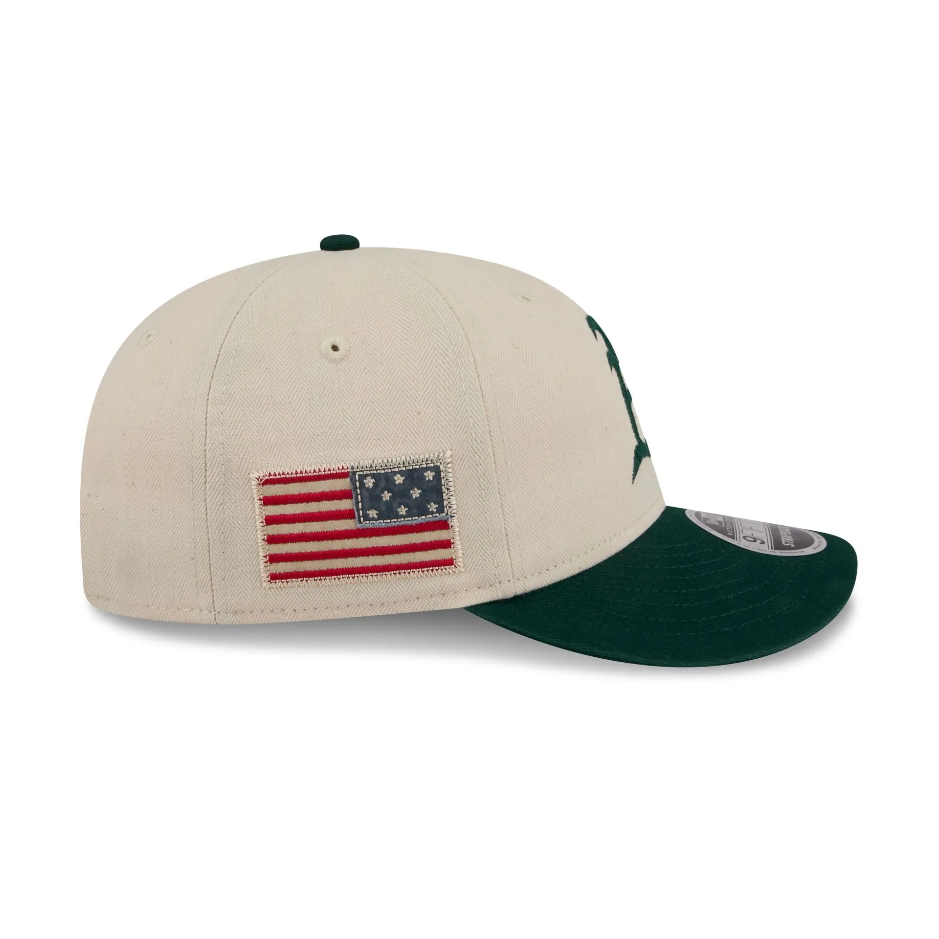 Athletics Three Looms Americana Herringbone Retro Crown 9FIFTY Adjustable Hat sold by New Era product image thumbnail 4