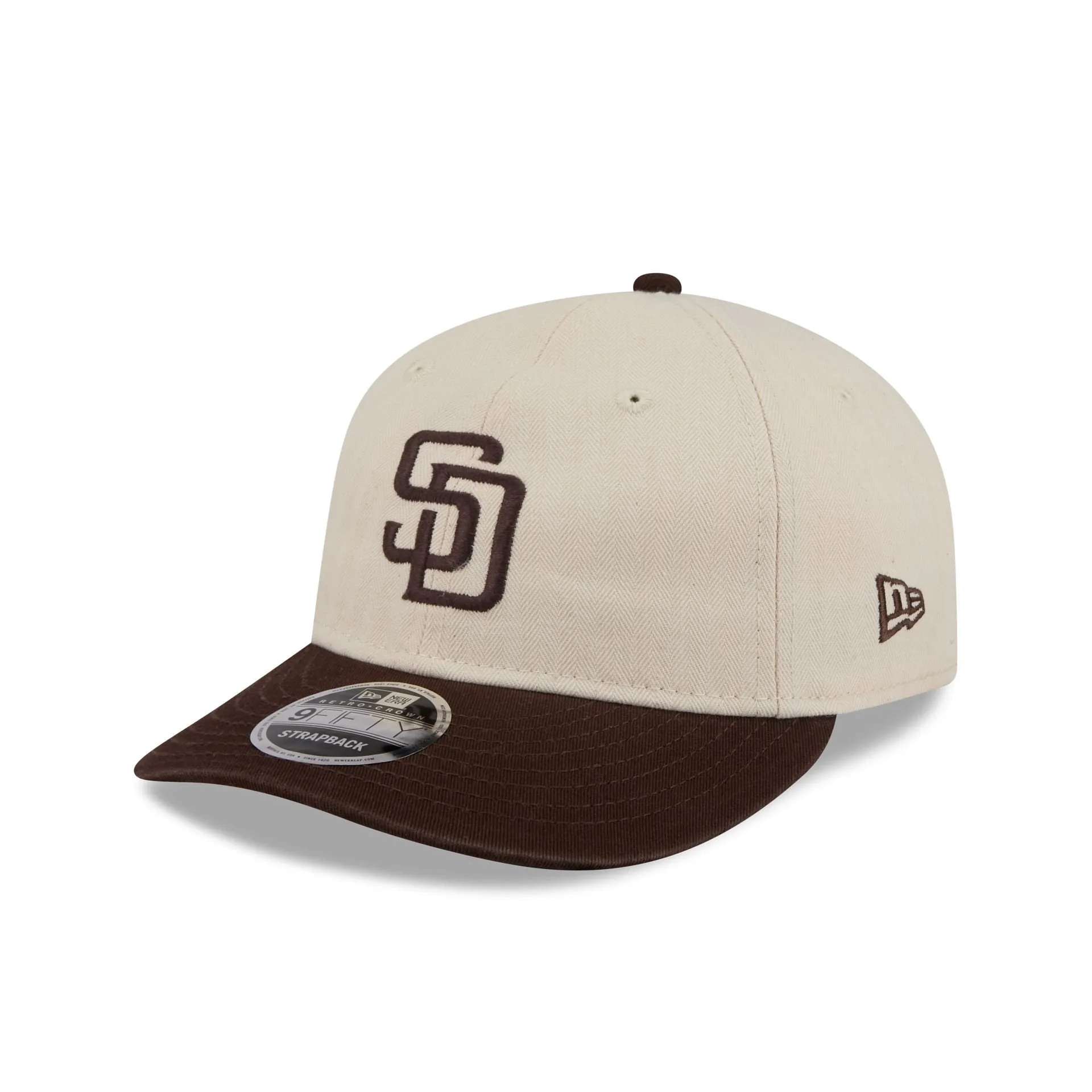 San Diego Padres Three Looms Americana Herringbone Retro Crown 9FIFTY Adjustable Hat sold by New Era product image thumbnail 3