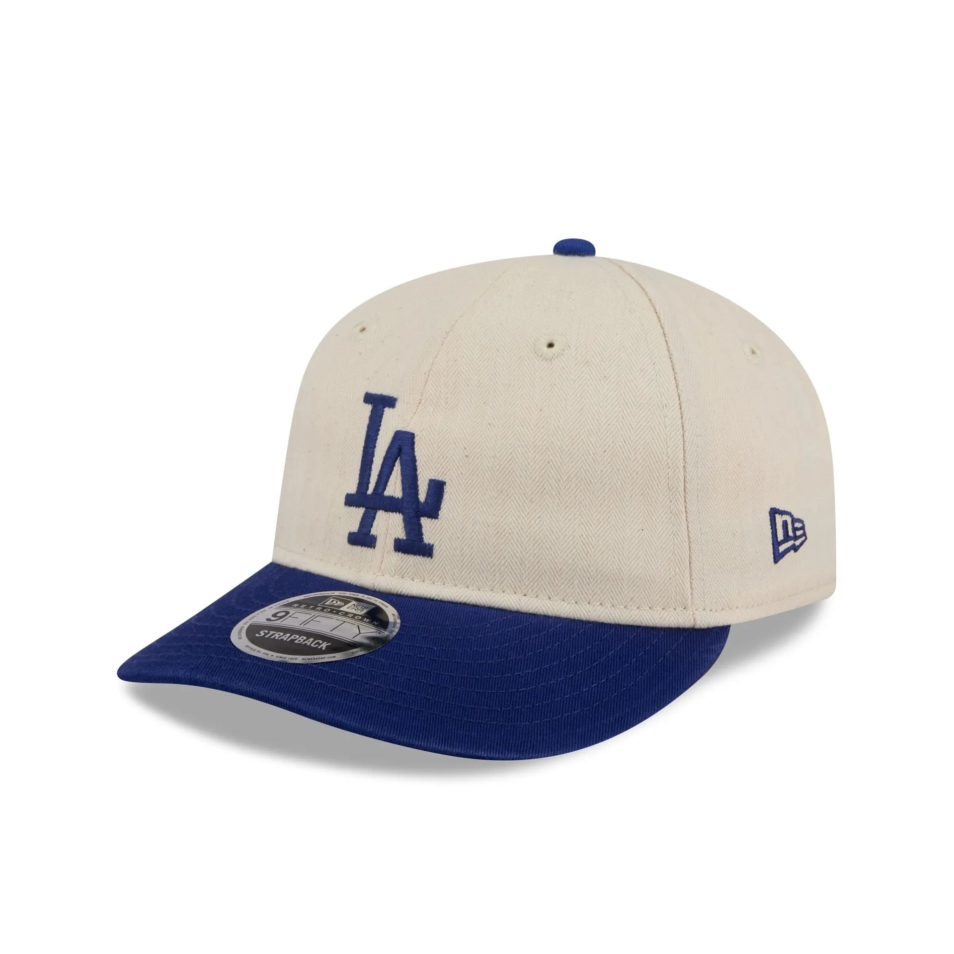 Los Angeles Dodgers Three Looms Americana Herringbone Retro Crown 9FIFTY Adjustable Hat sold by New Era product image thumbnail 3