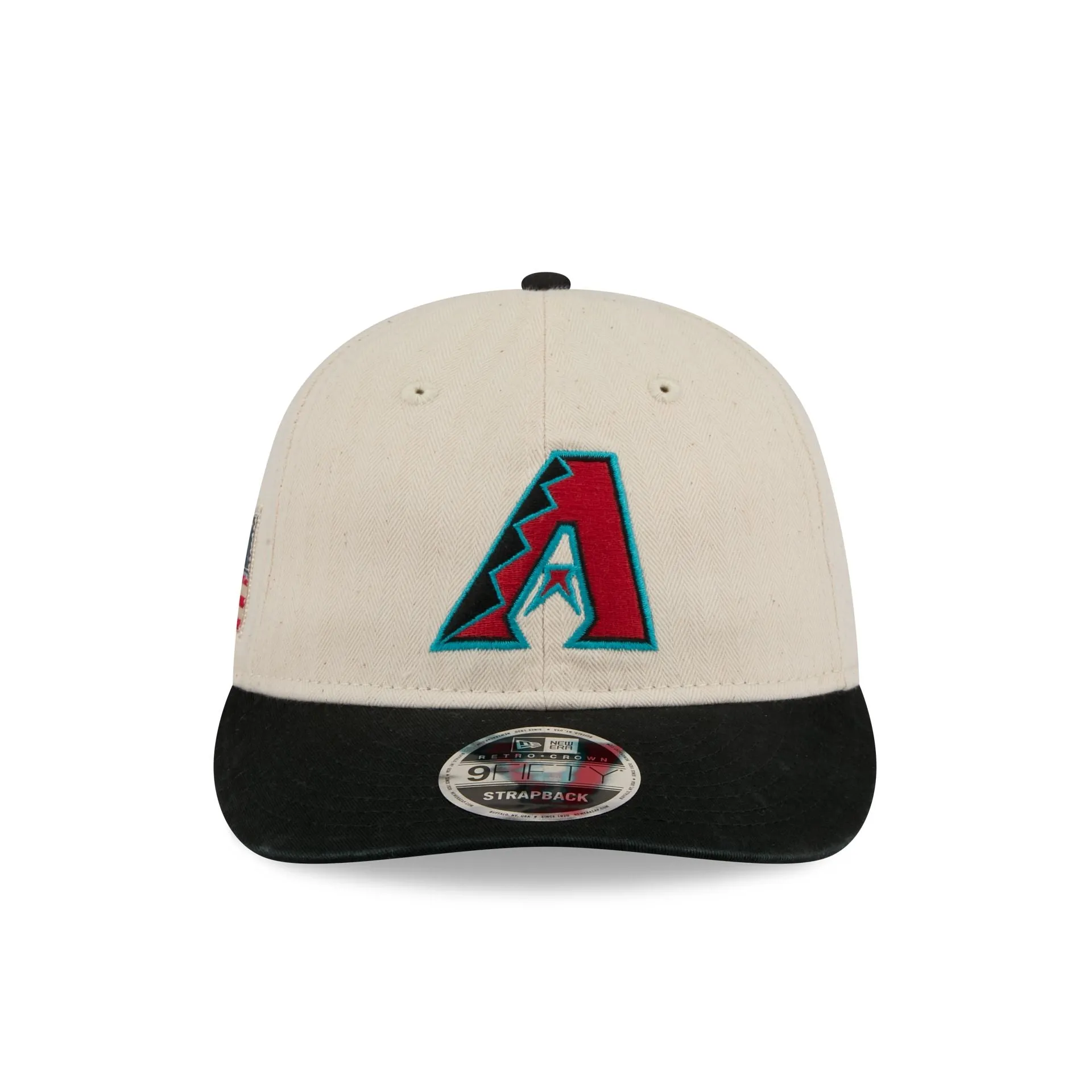 Arizona Diamondbacks Three Looms Americana Herringbone Retro Crown 9FIFTY Adjustable Hat sold by New Era product image thumbnail 2