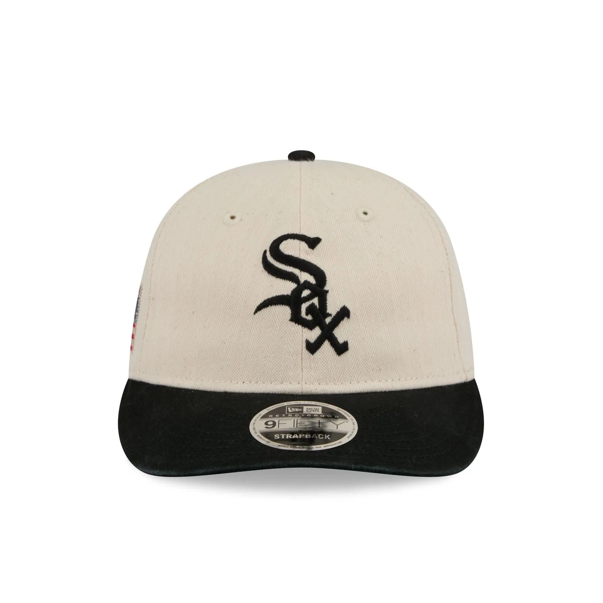 Chicago White Sox Three Looms Americana Herringbone Retro Crown 9FIFTY Adjustable Hat sold by New Era product image thumbnail 2