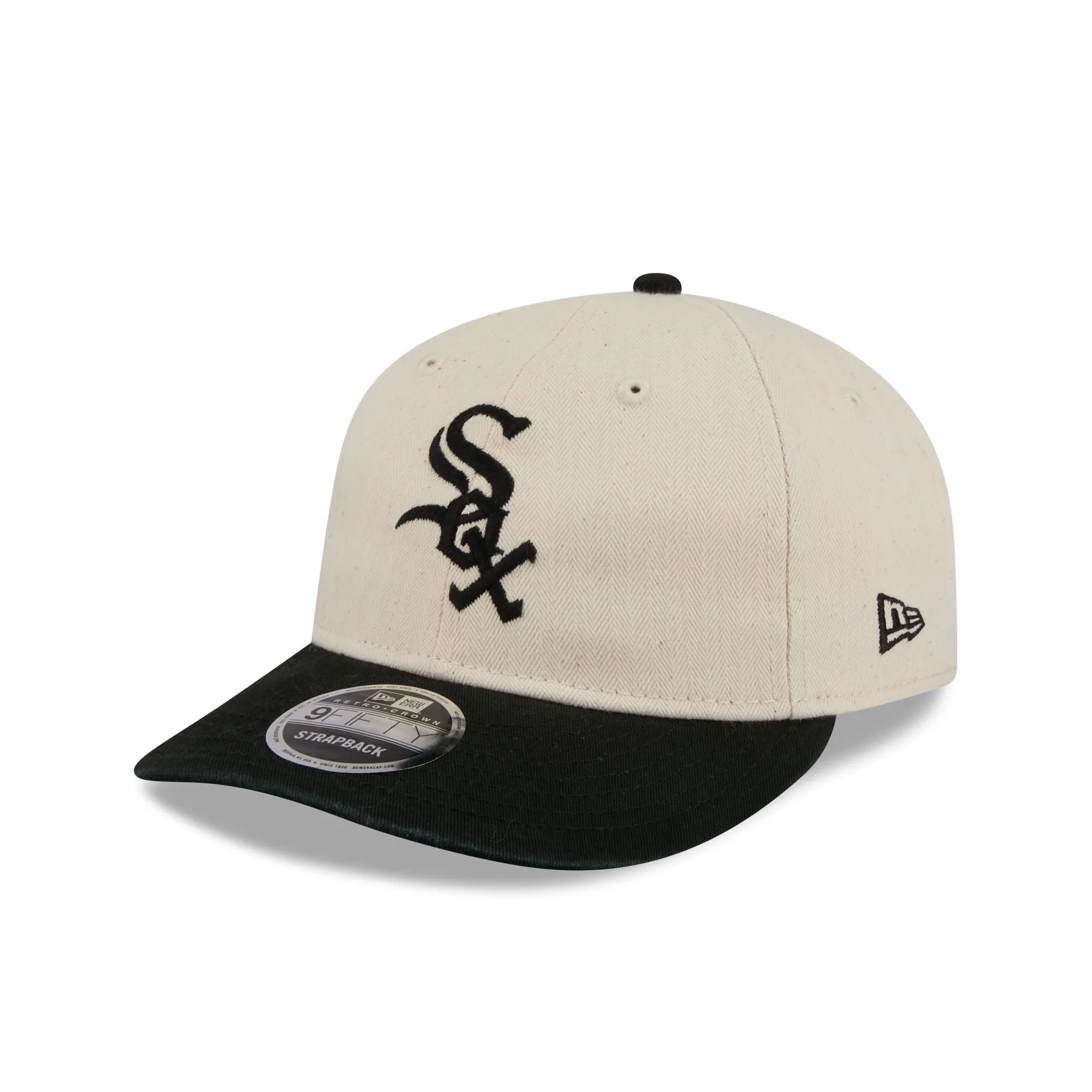 Chicago White Sox Three Looms Americana Herringbone Retro Crown 9FIFTY Adjustable Hat sold by New Era product image thumbnail 3