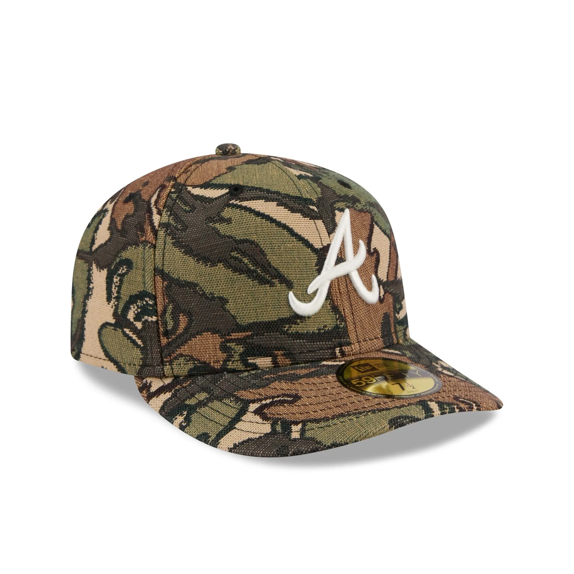 Atlanta Braves Three Looms Jacquard Camo 59FIFTY Fitted Hat sold by New Era product image thumbnail 3