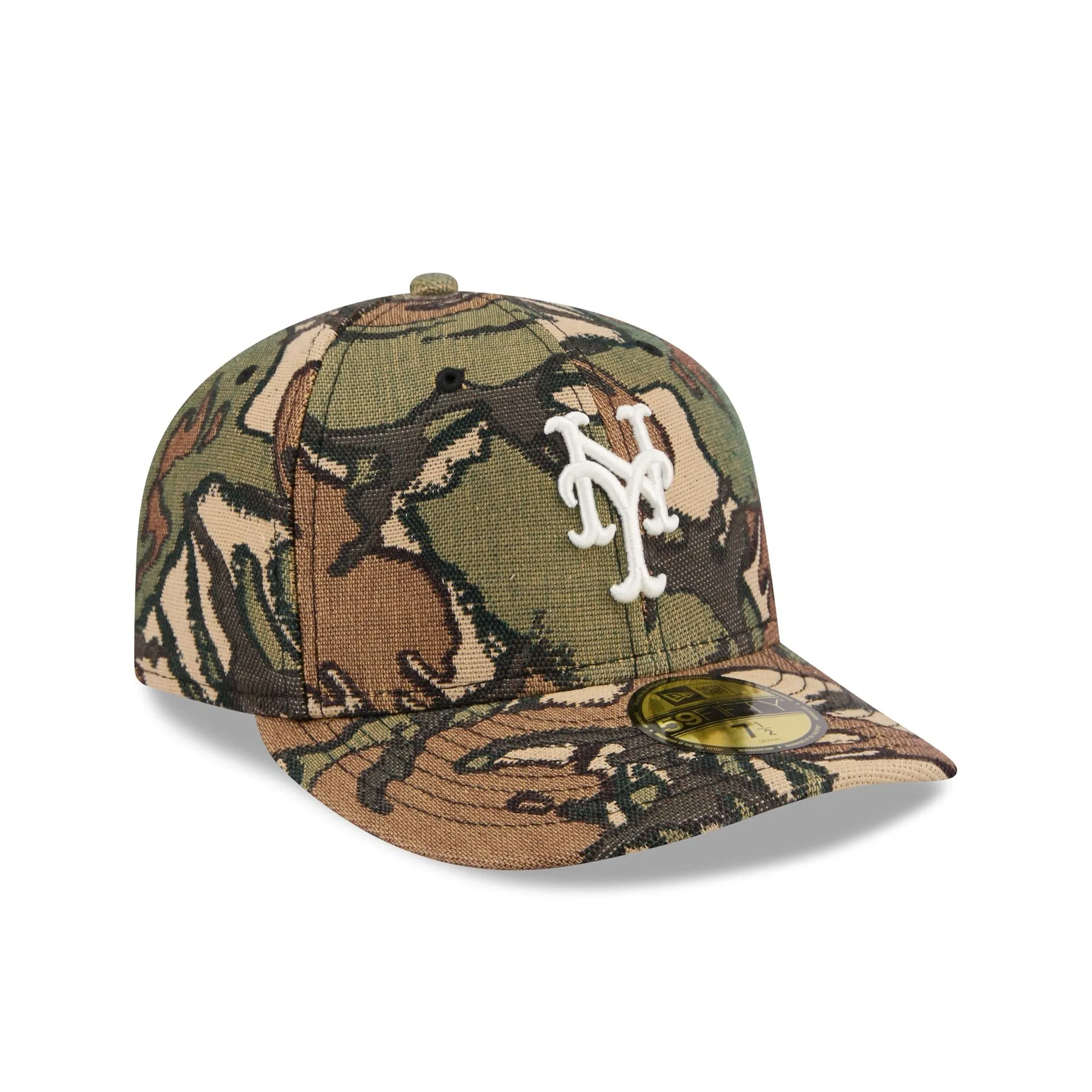 New York Mets Three Looms Jacquard Camo 59FIFTY Fitted Hat sold by New Era product image thumbnail 3