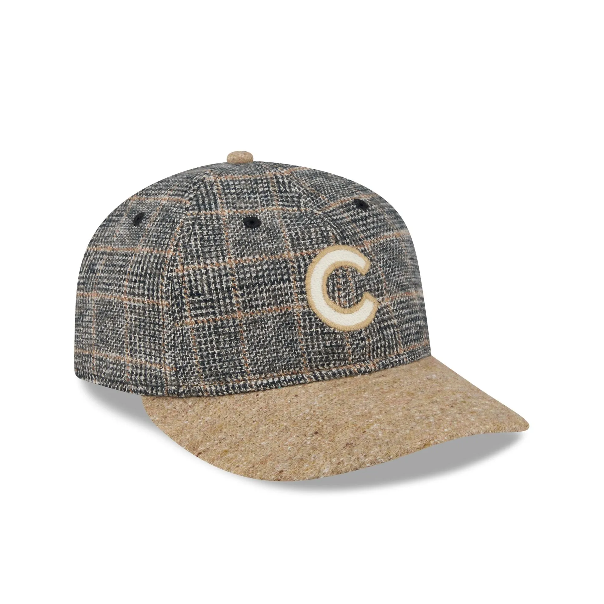 Chicago Cubs Three Looms Vintage Tweed Retro Crown 59FIFTY Fitted Hat sold by New Era product image thumbnail 3