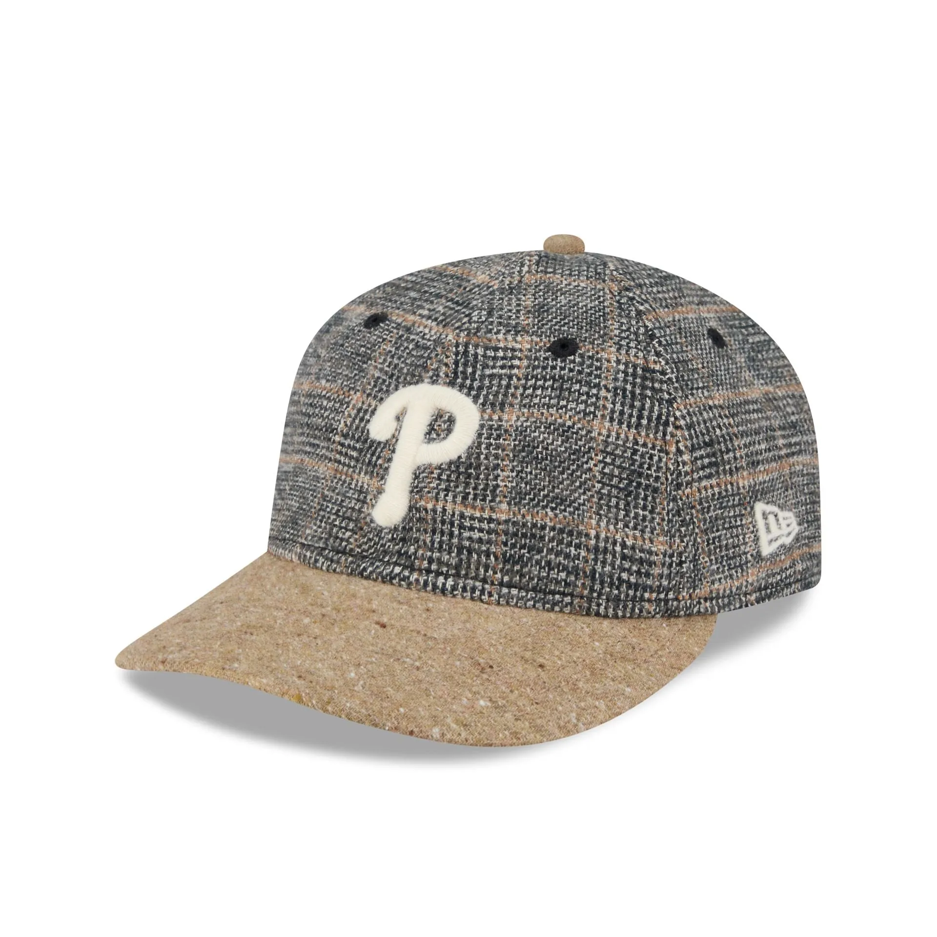 Philadelphia Phillies Three Looms Vintage Tweed Retro Crown 59FIFTY Fitted Hat sold by New Era