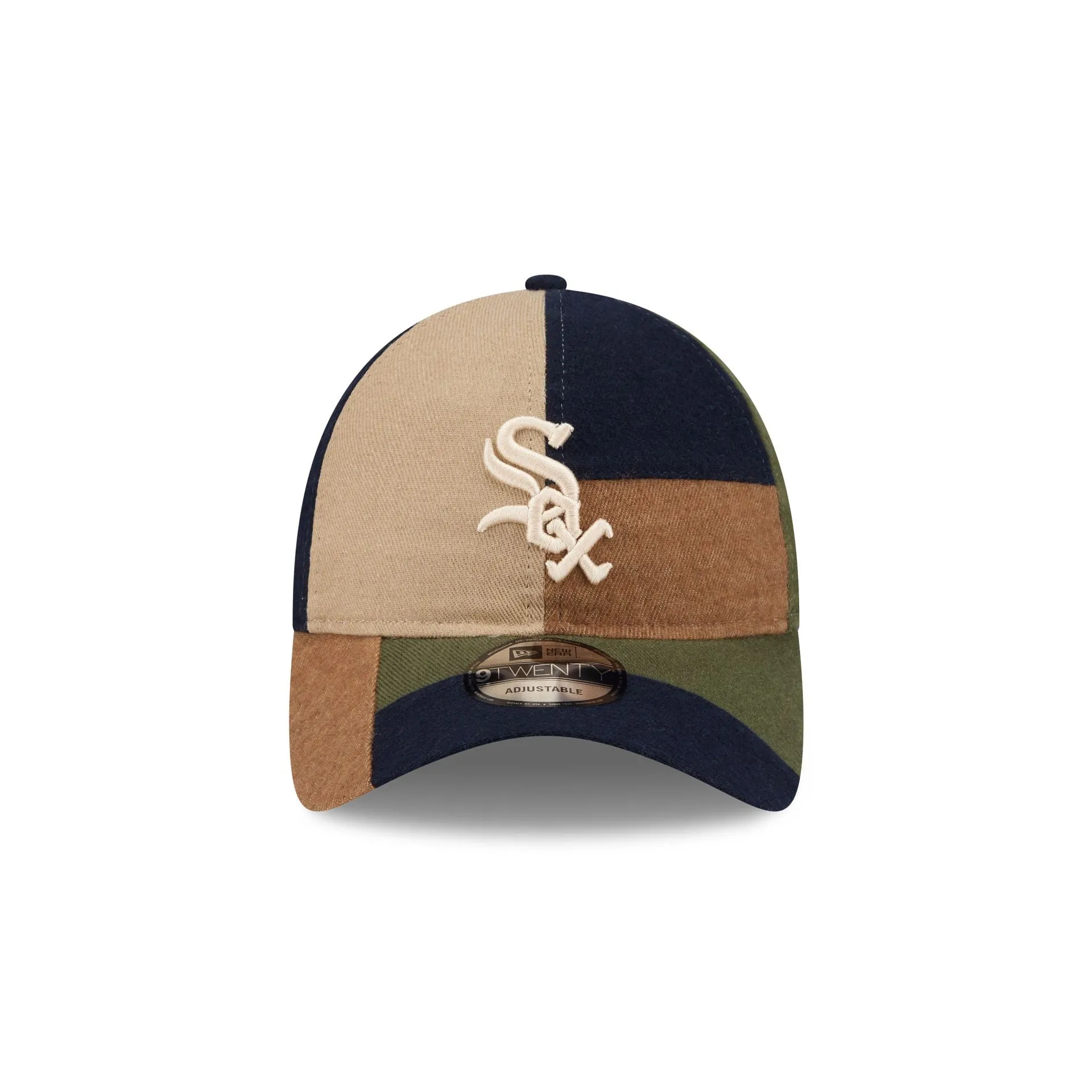 Chicago White Sox Three Looms Cotton Twill Patchwork 9TWENTY Adjustable Hat sold by New Era product image thumbnail 2