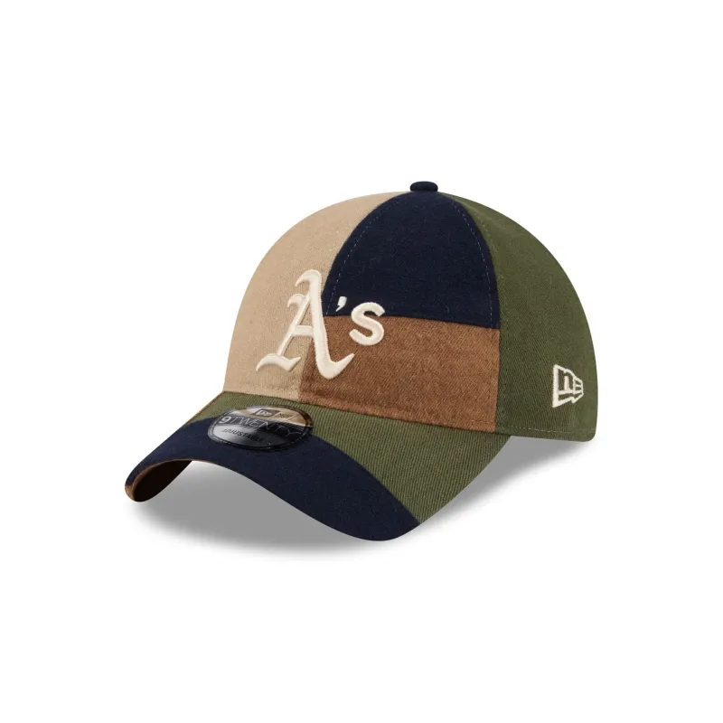 Athletics Three Looms Cotton Twill Patchwork 9TWENTY Adjustable Hat sold by New Era