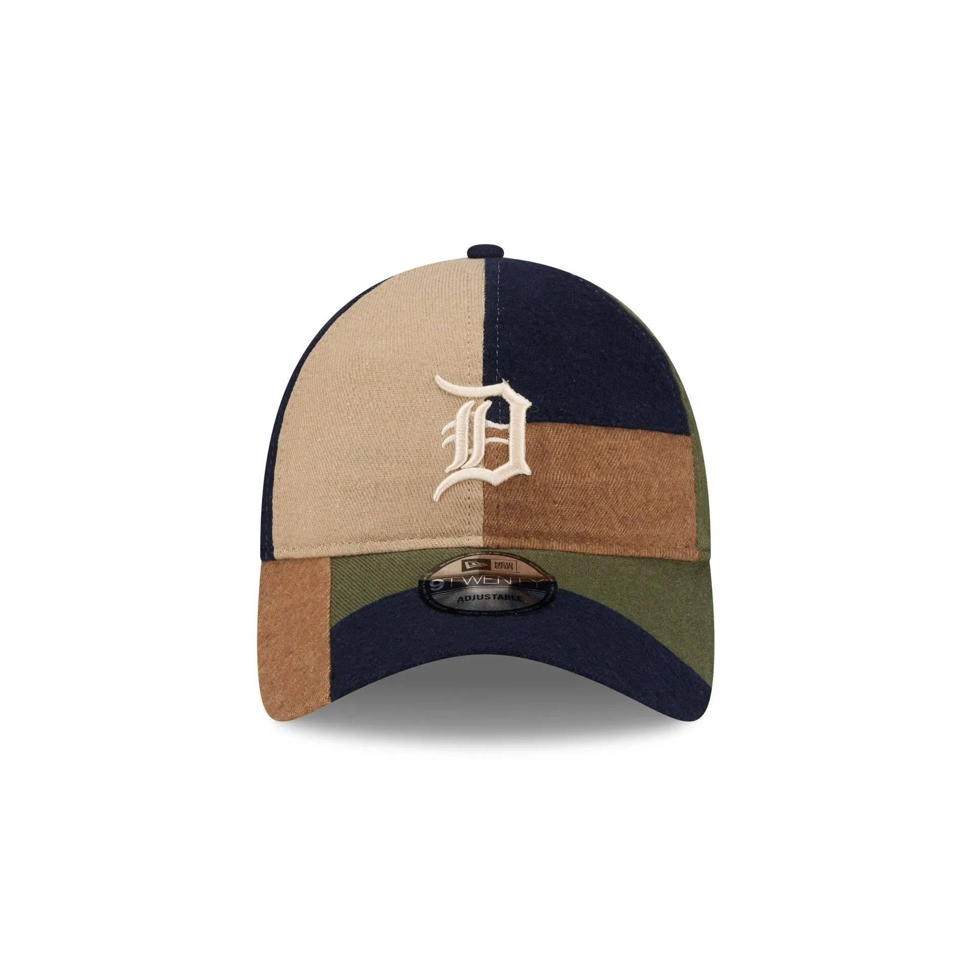 Detroit Tigers Three Looms Cotton Twill Patchwork 9TWENTY Adjustable Hat sold by New Era product image thumbnail 2