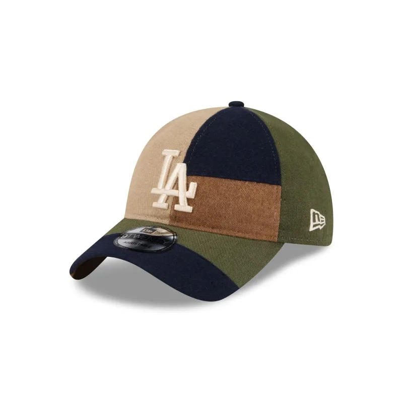Los Angeles Dodgers Three Looms Cotton Twill Patchwork 9TWENTY Adjustable Hat sold by New Era