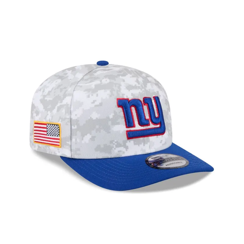 New York Giants 2025 Salute to Service Fan Gear 9SEVENTY Stretch-Snap Hat sold by New Era