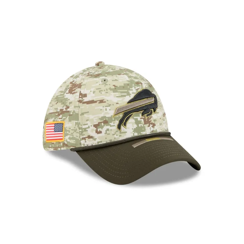 Buffalo Bills 2025 Salute to Service Digi Camo 39THIRTY Stretch Fit Hat sold by New Era