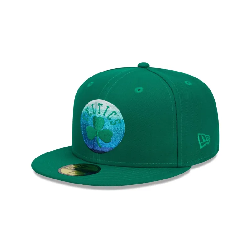 Boston Celtics Metallic Gradient 59FIFTY Fitted Hat sold by New Era