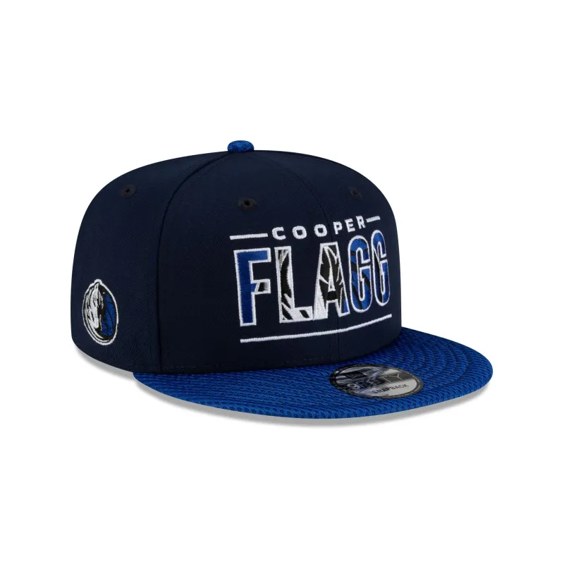 Dallas Mavericks Cooper Flagg Wordmark 9FIFTY Snapback Hat sold by New Era