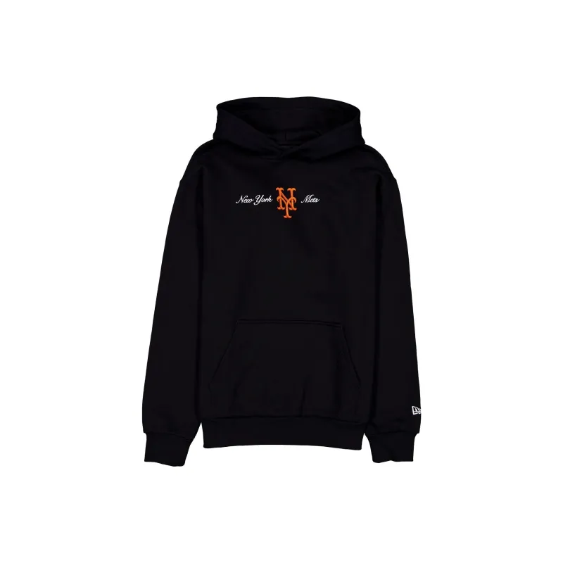 New York Mets Script Black Hoodie sold by New Era