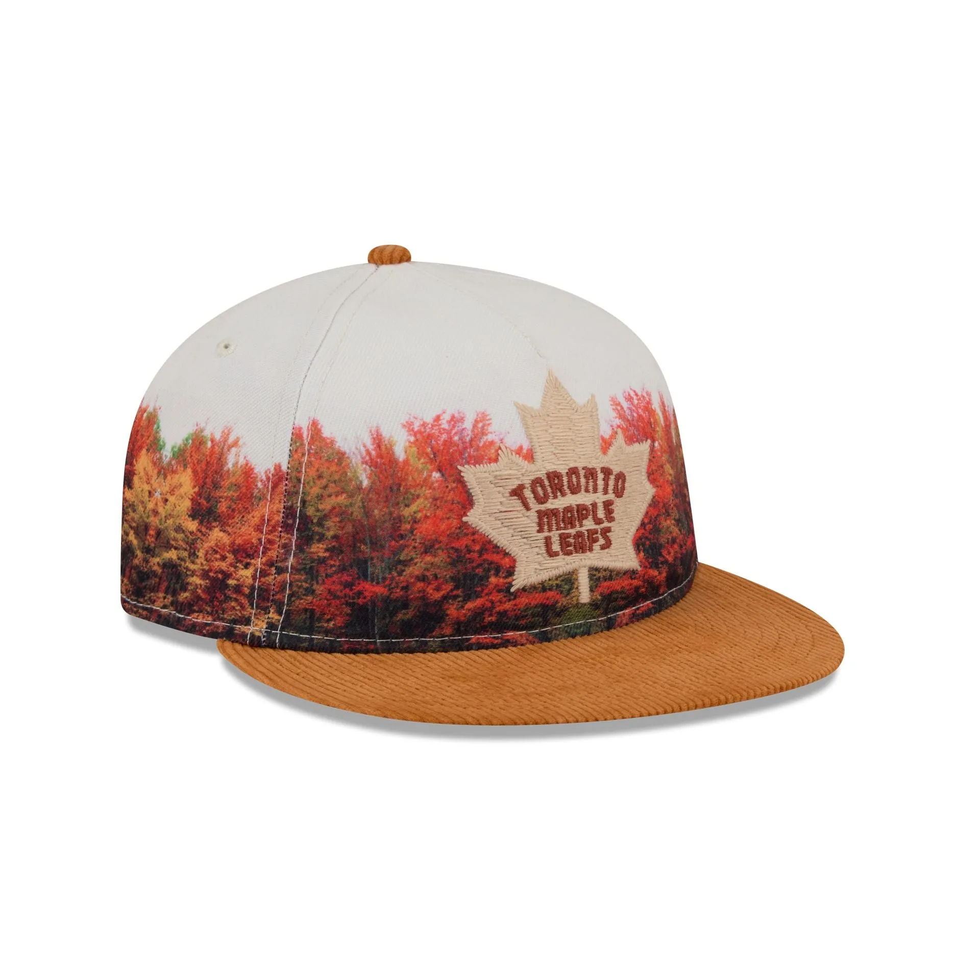 Toronto Maple Leafs Fall Forest Retro Crown 9FIFTY Adjustable Hat sold by New Era product image thumbnail 3