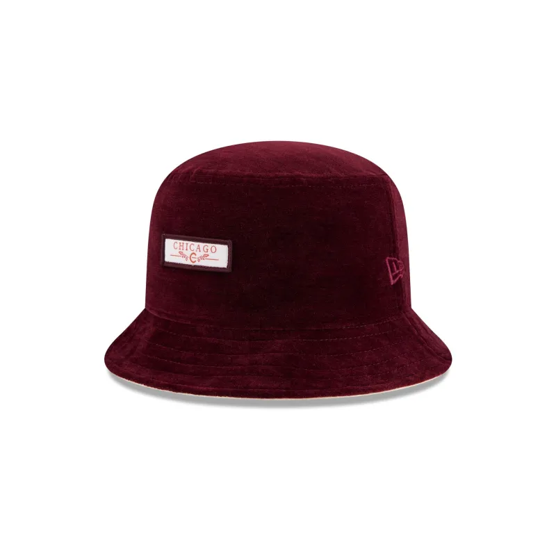 Chicago Cubs Fall Velvet Bucket Hat sold by New Era