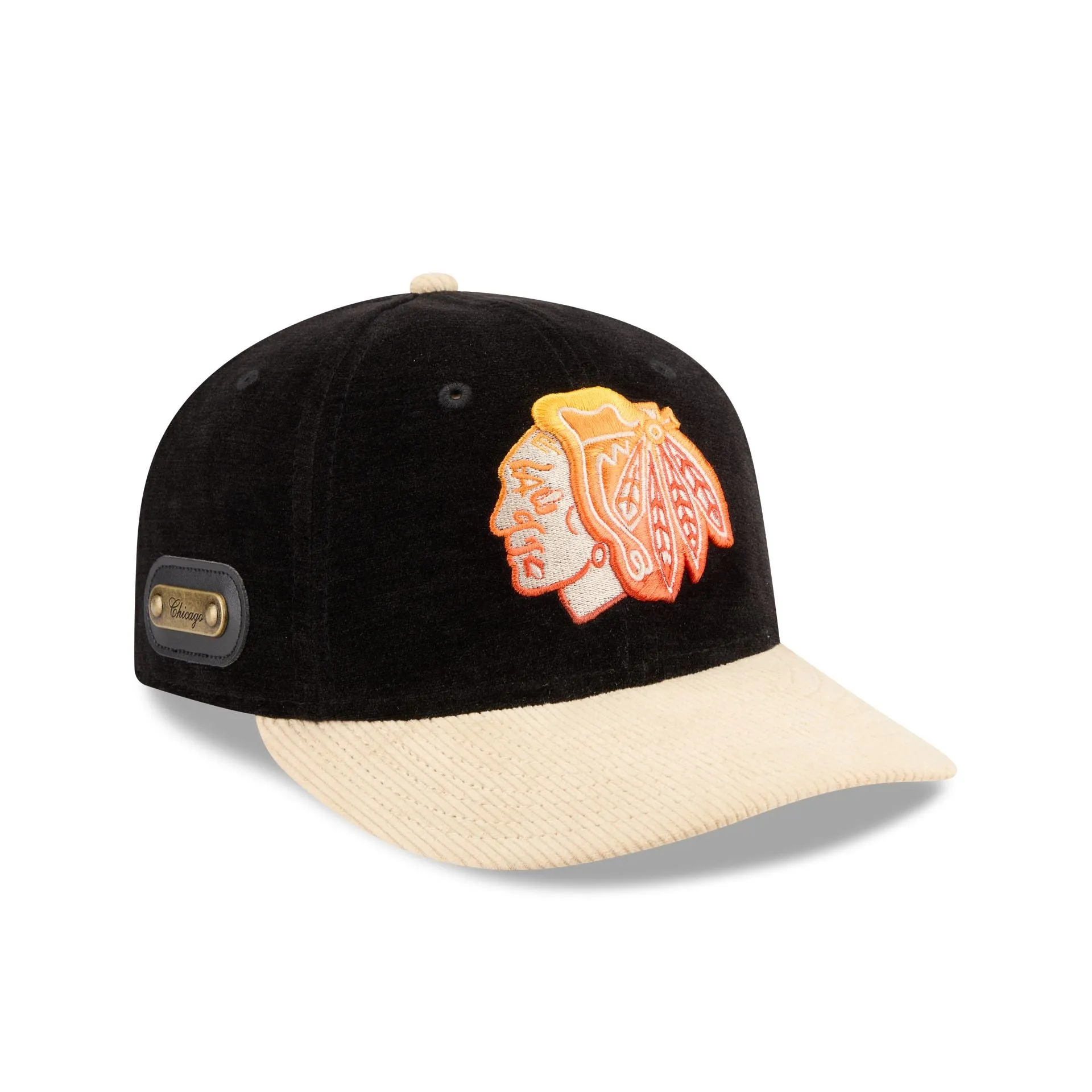 Chicago Blackhawks Fall Velvet Low Profile 59FIFTY Fitted Hat sold by New Era