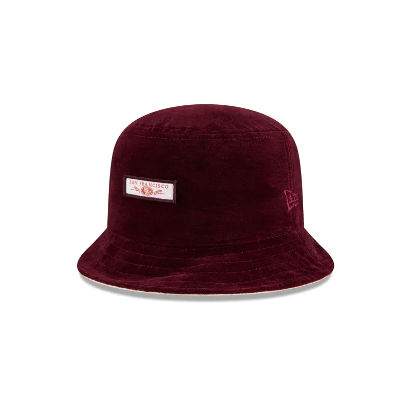 San Francisco 49ers Fall Velvet Bucket Hat sold by New Era