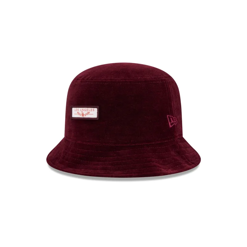 Los Angeles Lakers Fall Velvet Bucket Hat sold by New Era