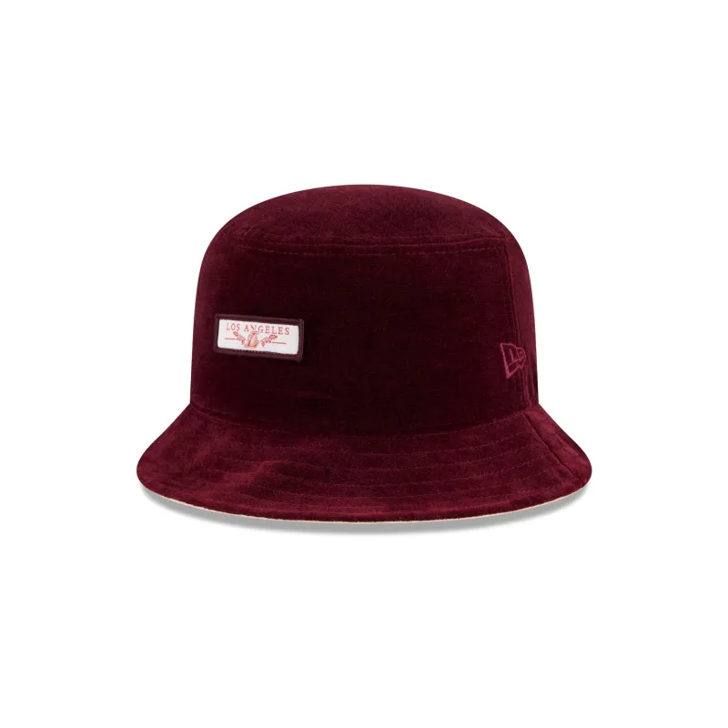 Los Angeles Dodgers Fall Velvet Bucket Hat sold by New Era