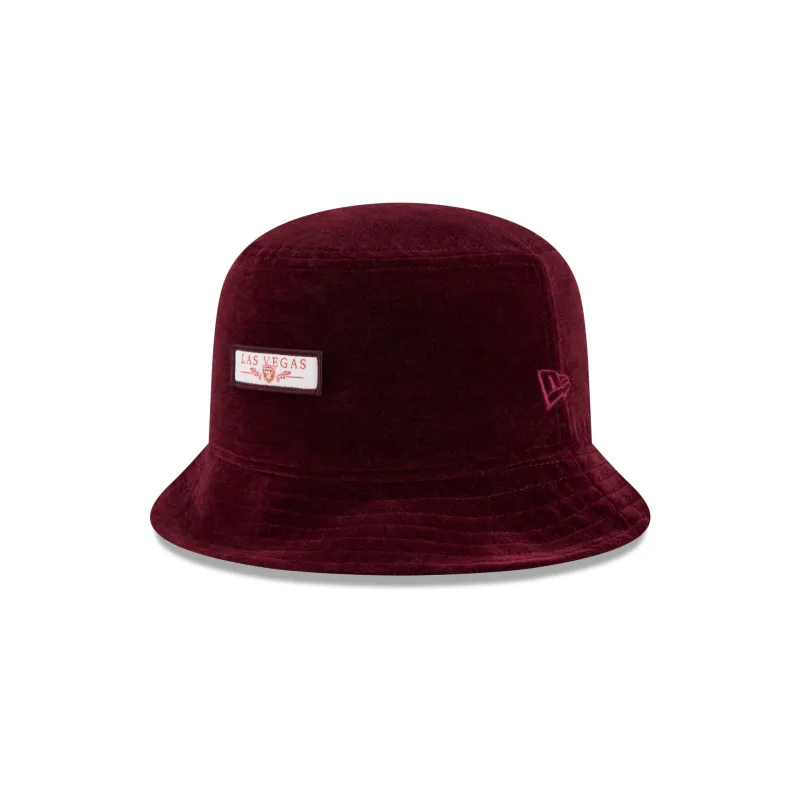 Las Vegas Raiders Fall Velvet Bucket Hat made by New Era