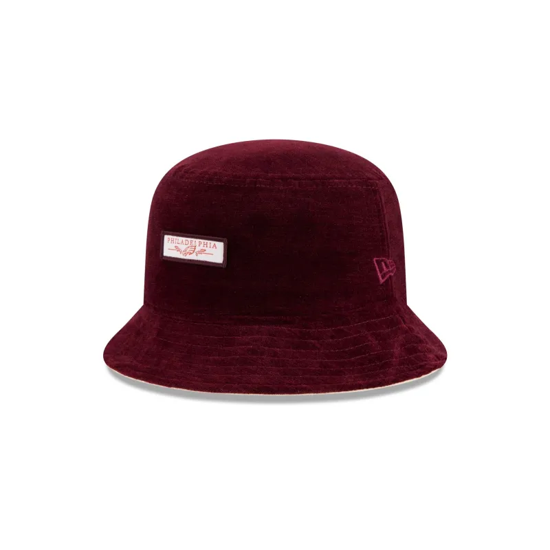 Philadelphia Eagles Fall Velvet Bucket Hat sold by New Era
