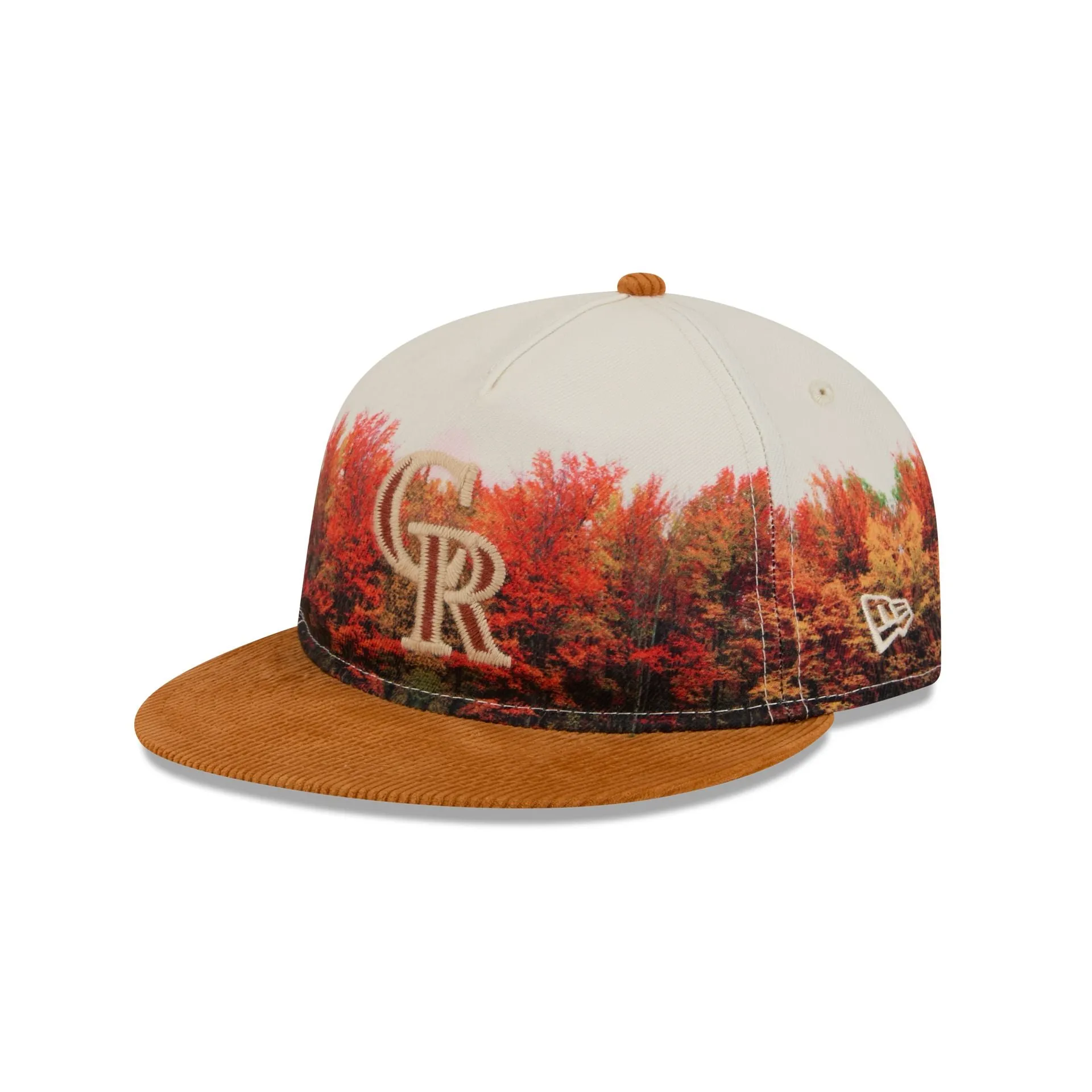 Colorado Rockies Fall Forest Retro Crown 9FIFTY Adjustable Hat sold by New Era