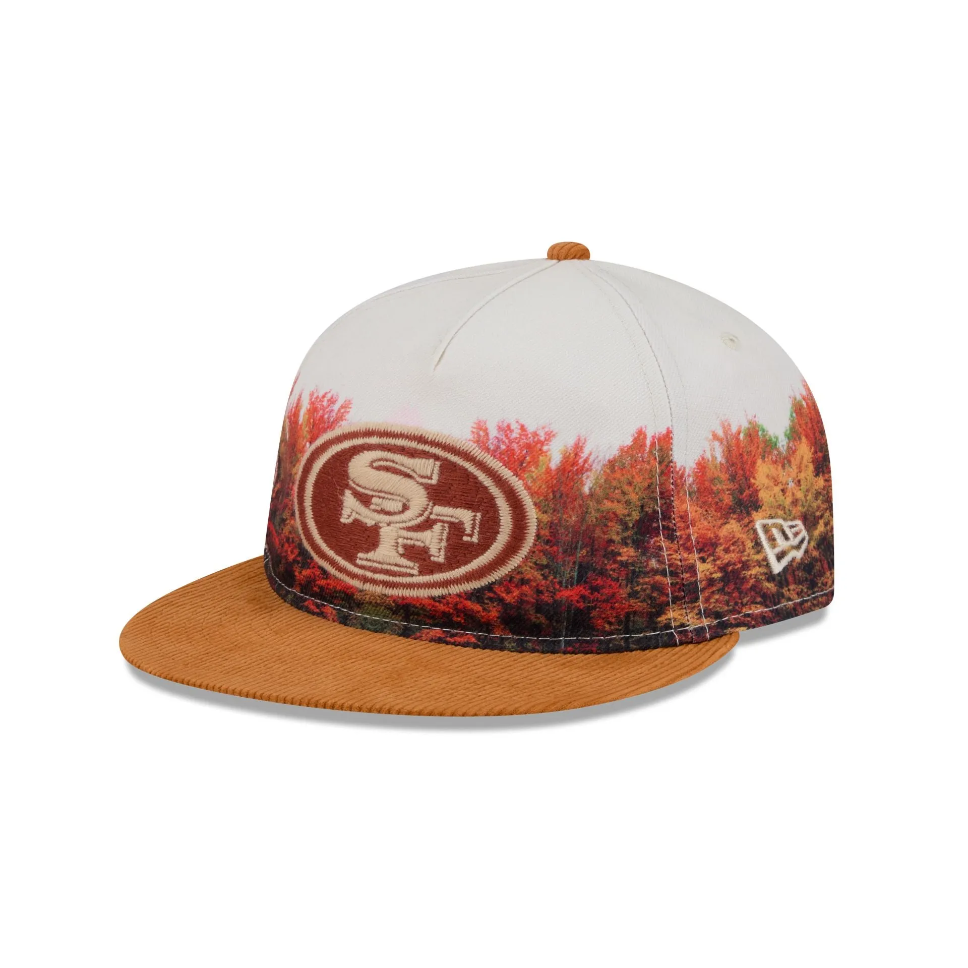 San Francisco 49ers Fall Forest Retro Crown 9FIFTY Adjustable Hat sold by New Era